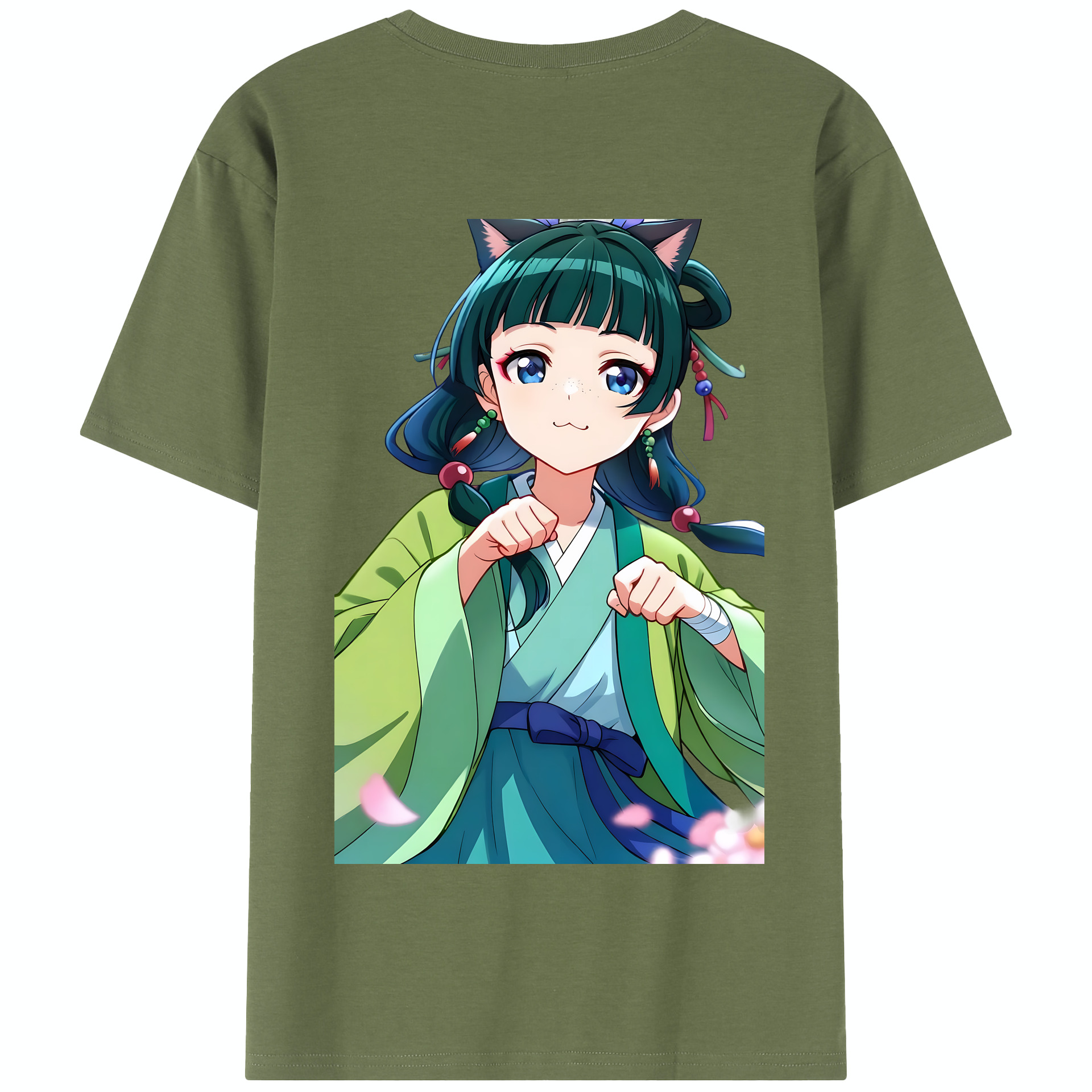 （画像用） 薬屋のひとりごと The Apothecary Diaries 綿100％半袖Tシャツ（背面プリント）